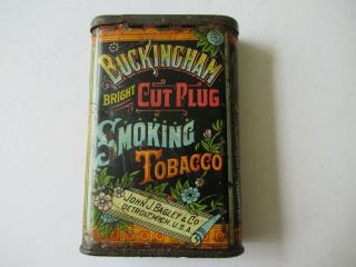 Vintage Tobacco Tin - - Buckingham - Cut Plug smoking tobacco 5