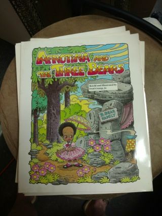 Afrotina And The Three Bears Children Book Fred Crump 1st Printing