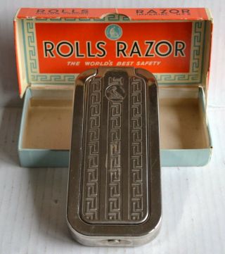 Vintage Rolls Razor Imperial No.  2 In Blue Orange Box England