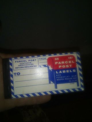 Vintage Parcel Post Labels