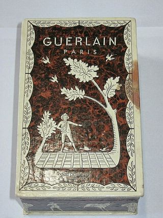 Vintage Guerlain Perfume Bottle Box Only For A 1 1/4 Oz Bottle - 4 " Height