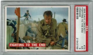1956 Topps Davy Crockett Orange 73 Psa 5 Ex Fighting To The End