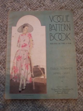 Vintage 1926 Vogue Pattern Book Sewing Patterns
