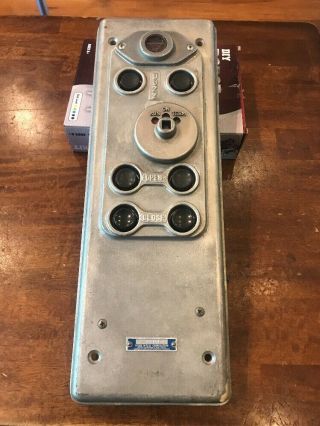 Vintage York City R36 Subway Train Conductors Panel W/buttons And Circuits