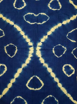 Tie - Dye Authentic African Mud Cloth Fabric Handwoven 2