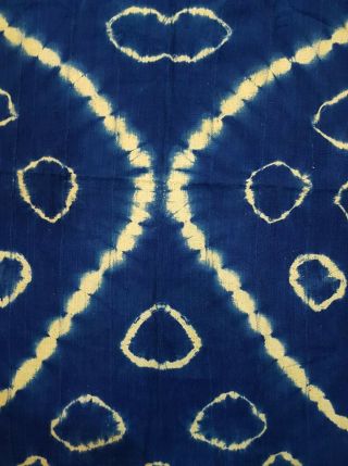 Tie - Dye Authentic African Mud Cloth Fabric Handwoven 5