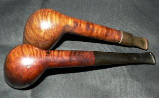 AU Maryland & Clement ' Two Vintage French Estate Tobacco Pipes. 2