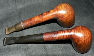 AU Maryland & Clement ' Two Vintage French Estate Tobacco Pipes. 4