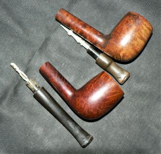 AU Maryland & Clement ' Two Vintage French Estate Tobacco Pipes. 5