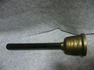 Vintage Japanese Temple Hand Bell 5f - 3