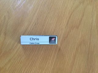 Virgin Atlantic Cabin Crew Name Badge