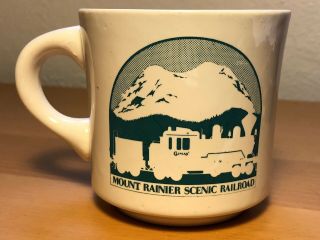 Mount Ranier Scenic R.  R.  Railroad Coffee Tea Mug Cup
