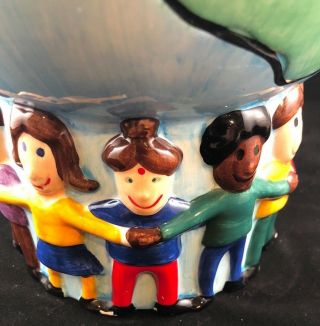 Save The Children Globe Cookie Jar Kids Collectable Kids Around the World Rare 6