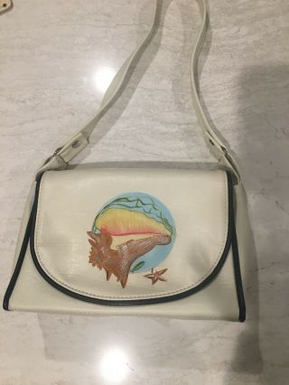 Florida Keys Handbag Vintage Conch Shell