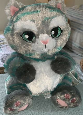 Disney Store Cheshire Cat Kitten Chessur Plush Rare Alice In Wonderland