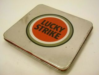 Lucky Strike “nothing Else” Tin Cigarette Case (empty)