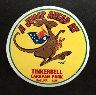 Tinkerbell Caravan Park Australia Vintage 1980 
