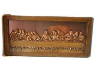 Vintage The Last Supper Copper Wall Art Raised Details Coppercraft Guild Canada