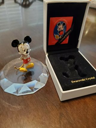 Swarovski Crystal Figurines Disney Arribas Mickey (limited Edition)