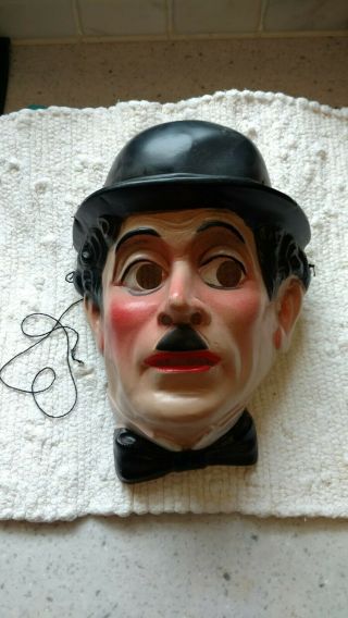 Vintage Charlie Chaplin Halloween Mask