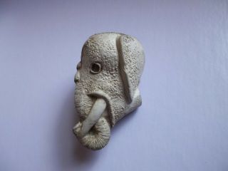 Elephant Clay Pipe Bowl.  Rare Jumbo,  Phineas T Barnum