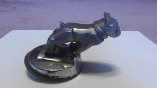 Vintage Mack Bulldog Hood Ornament 87931 With Stand,  Mounting Plate & Screws.