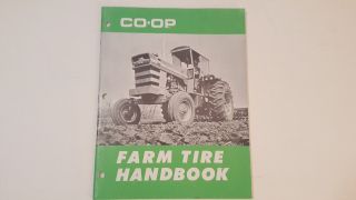 Vintage 1960s Co - Op Farm Tire Handbook Advertising,  Massey Ferguson,  John Deere