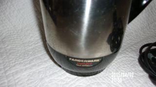 Vintage Farberware 2 - 12 Cup Percolator Coffee Pot Maker Model No.  142B/EXCELLENT 2