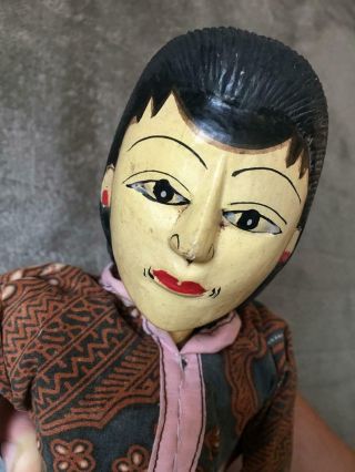 Indonesia Wayang Golek Carved Wooden Stick Puppets 6