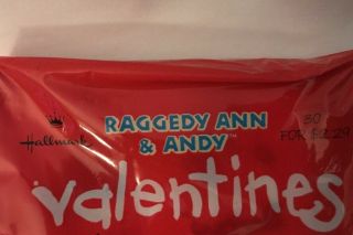 Vintage Hallmark Raggedy Ann & Andy Valentines Cards 30 4