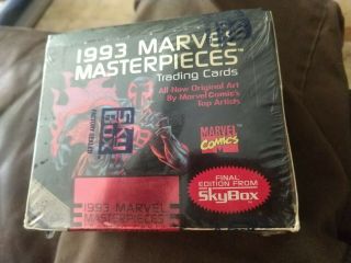 Marvel Masterpieces 1993 Trading Cards Factory Box Skybox 36 Packs