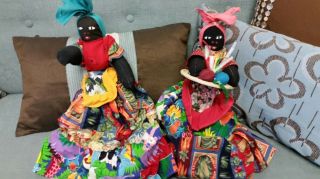 2 In 1 Good Luck Voodoo Wish Doll Authentic Jamaican Handmade Must