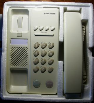 Vintage Radio Shack Corded Telephone 43 - 348A Fashion - Fone Santa Fe Memory Hold 3