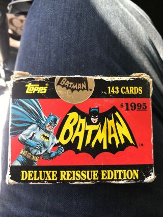 1989 Topps Batman 1966 Deluxe Reissue Ltd Ed Collector Factory Opened Card Set