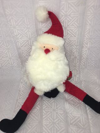 Nwt - Htf - Rare - 17” Nick Bath & Body Santa Claus Christmas Plush