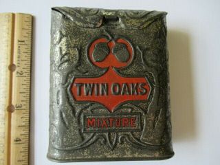 Vintage Tobacco Tin - - Twin Oaks Tobacco