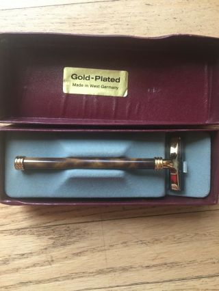 Vintage Gold Plated Razor - Made In West Germany -