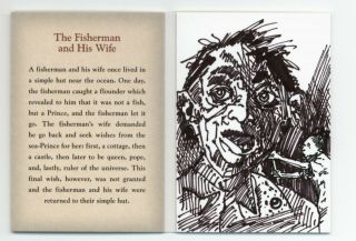 2019 Goodwin Champions Fairy Tales Sketch Booklet The Fisherman And His Wife