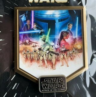 Special Disney Star Wars Attack of the Clones Pin DEC Employee Center LE 300 2