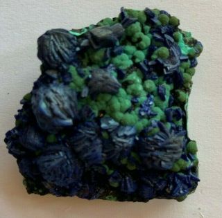 Representation Of Azurite And Malachite From The Morenci Mine Arizona