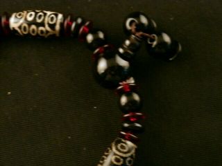 Good Quality Tibetan Agate Dzi 21Eyed Small Beads Prayer Bracelet S005 2