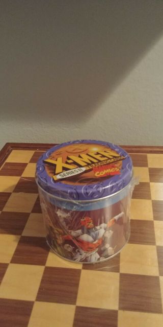 Marvel Comics Limited Edition X - Men Series Ii Trading Cards In Round Tin