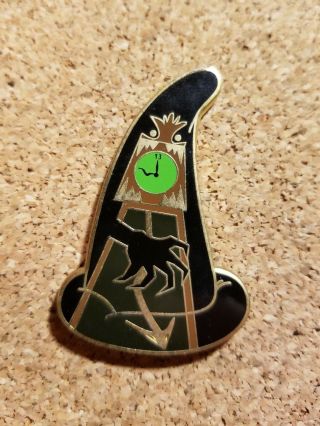 Disney Pin - Wdi Sorcerer Hat - Haunted Mansion - Clock 13 Hour - Le200