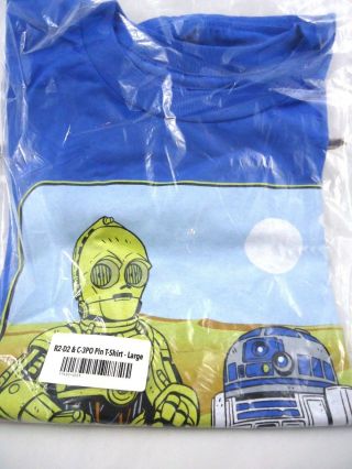 Star Wars Celebration 2017 R2 - D2/c - 3po On Tatooine Character T - Shirt L