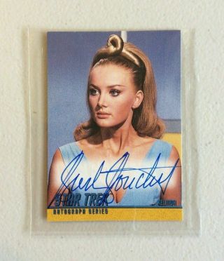 Barbara Bouchet Autographed Star Trek Trading Card A54