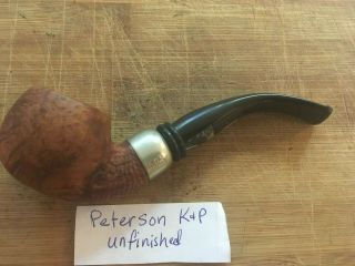 Peterson K&p Bent Apple Pipe - Unfinished Bowl