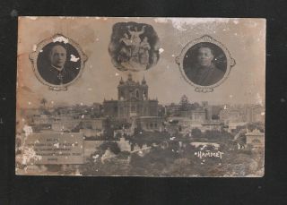 Malta Rppc Postcard - Hal - Lija - 20 Centinarju - Trasfigurazioni Glorjuza Gesu 1932