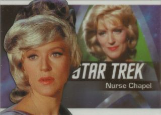 Star Trek Tos 50th Anniversary Bridge Crew Heroes Insert Card P8 Nurse Chapel