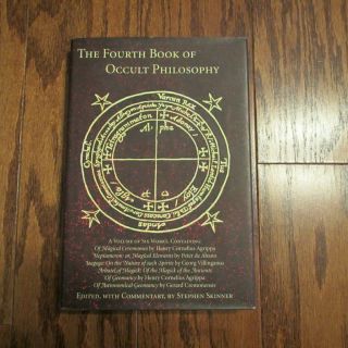 The Fourth Book Of Occult Philosophy By Stephen Skinner (hardcover) Very Good
