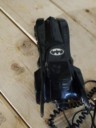 Vintage 1989 Dc Comics Batman Batmobile Landline Phone Telephone Wow Collectible